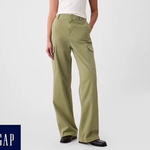 GAP Green Wide Leg Pants